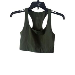 Girlfriend collective  Green Racerback Sports Bra NWT size XS